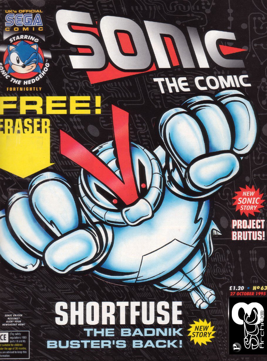 Sonic - The Comic Issue No. 063 Comic cover page